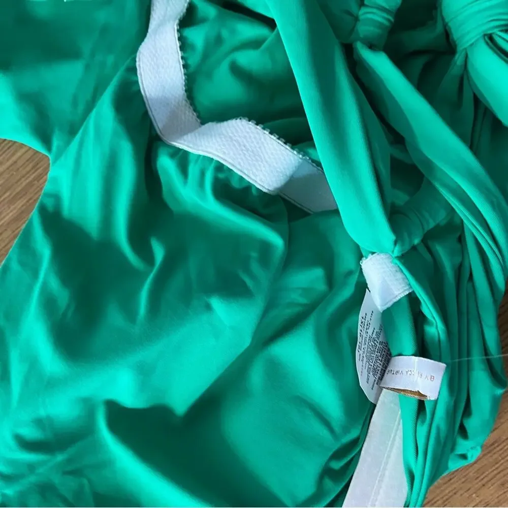Becca Etc Strappy One Piece swimsuit green verde - 1X